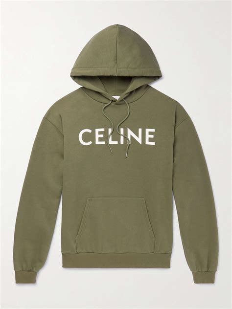 purple celine hoodie